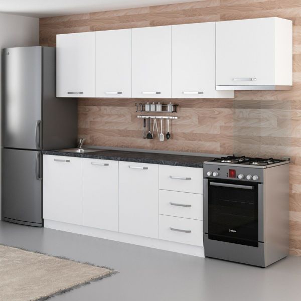 Minar 270 Cm Mutfak Dolabı Beyaz 270-B4