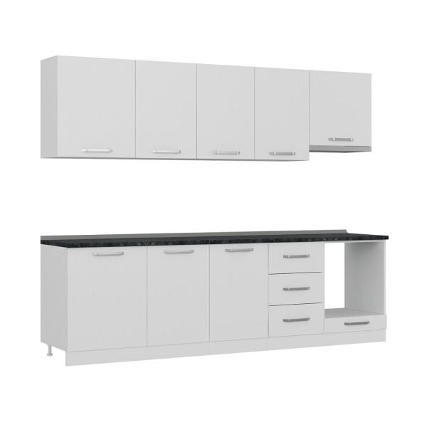 Minar 270 Cm Mutfak Dolabı Beyaz 270-B5