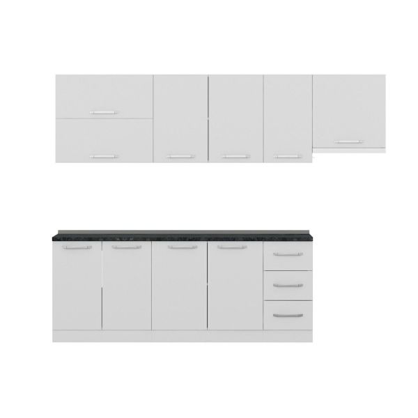 Minar 270 Cm Mutfak Dolabı Beyaz 270-B7