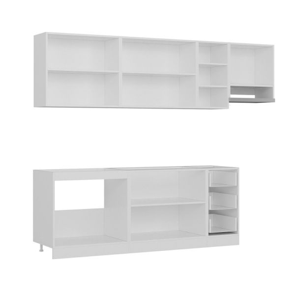 Minar 270 Cm Mutfak Dolabı Beyaz 270-B7