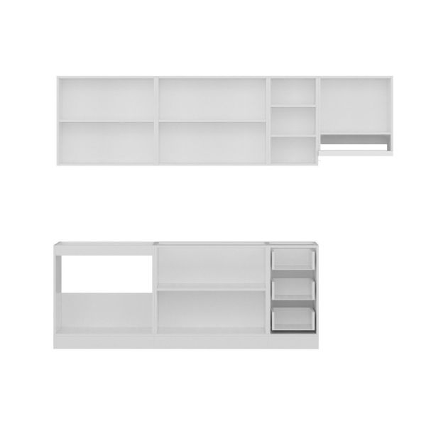 Minar 270 Cm Mutfak Dolabı Beyaz 270-B7