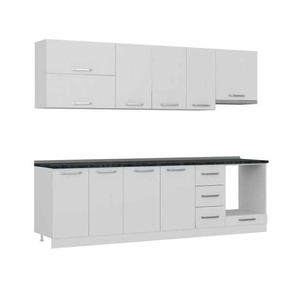 Minar 270 Cm Mutfak Dolabı Beyaz 270-B8