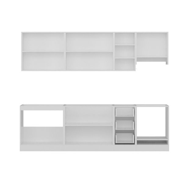 Minar 270 Cm Mutfak Dolabı Beyaz 270-B8