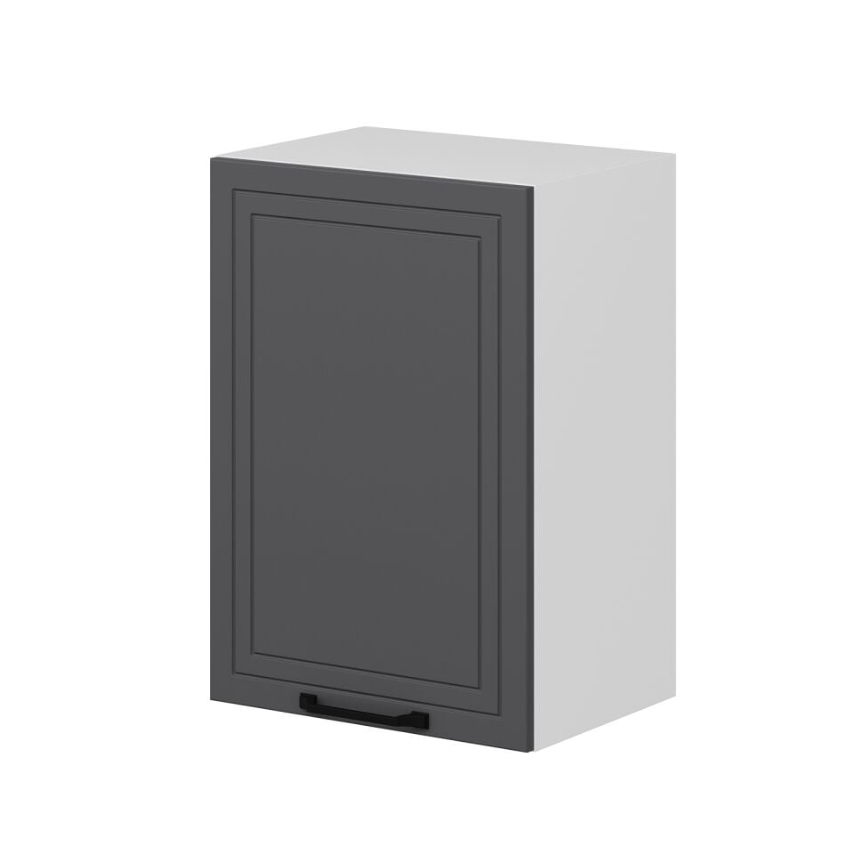 Alvinka Mutfak Modül Mbr_A Üst 1Dk2R 50-H72Cm Dolap Beyaz Antrasit