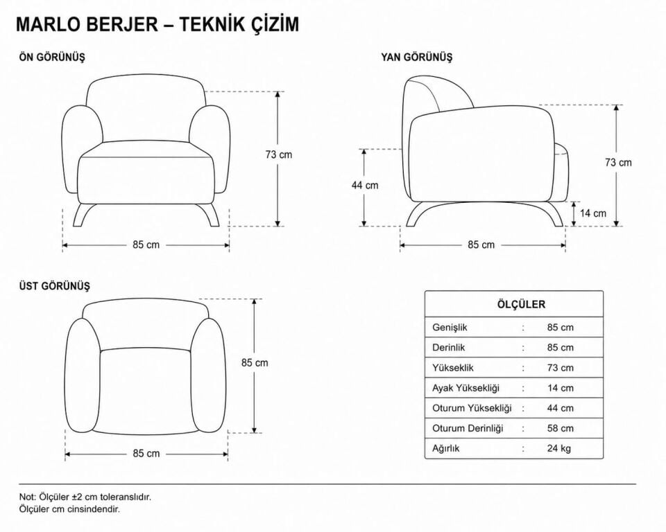 Marlo Berjer Alaba 28 Ayak Derin Sepet