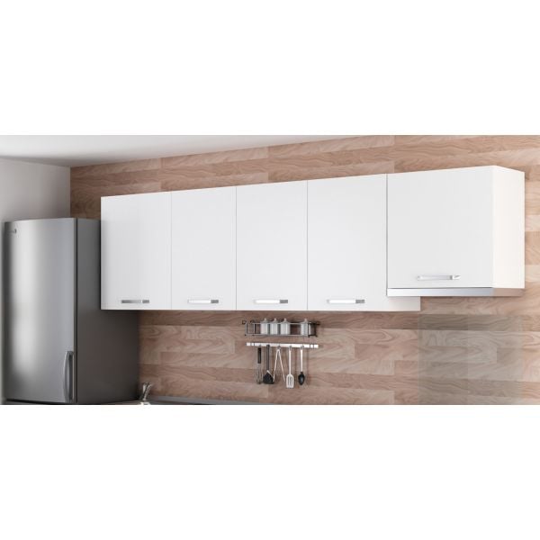 Minar 270 Cm Mutfak Dolabı Beyaz 270-B4-Üst Modül