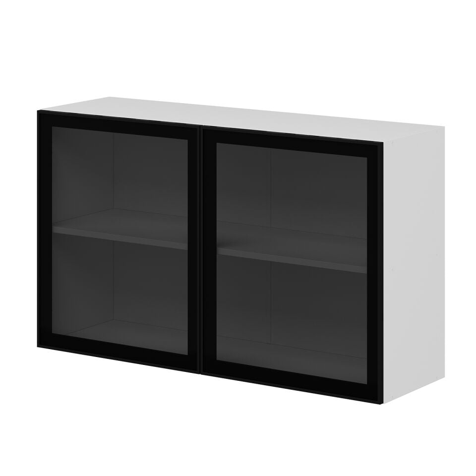 Alvinka Mutfak Modül Üst 2Dk1R 100-H72Cm Dolap Cam