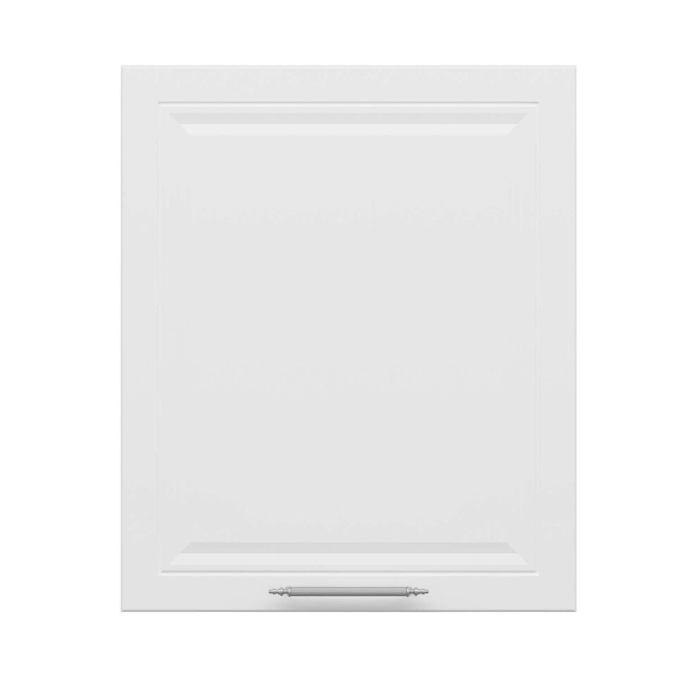 Alvinka Mutfak Modül Mbr_C Üst 1Dk2R 60-H72Cm Dolap Beyaz Beyaz Mdf