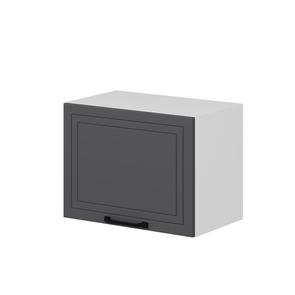 Alvinka Mutfak Modül Mbr_A Üst 1Dk 60-45-H60Cm Asp Dolap Beyaz Antrasit