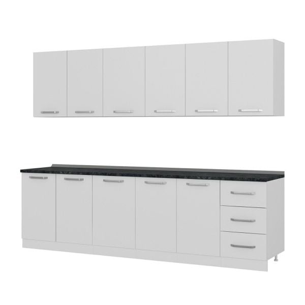 Minar 275 Cm Mutfak Dolabı Beyaz 275-B1