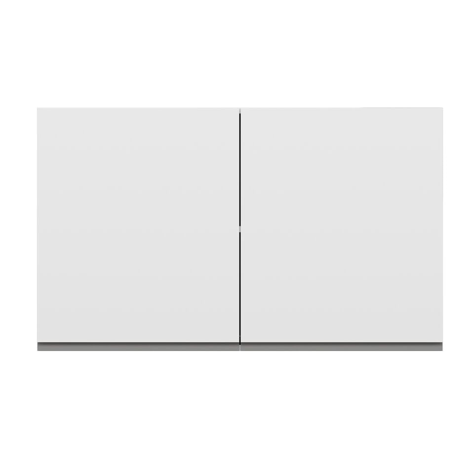 Alvinka Mutfak Modül J Kulp Üst 2Dk1R 100-H72Cm Dolap Beyaz