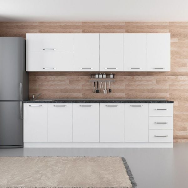 Minar 275 Cm Mutfak Dolabı Beyaz 275-B2