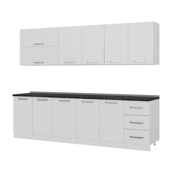 Minar 275 Cm Mutfak Dolabı Beyaz 275-B2