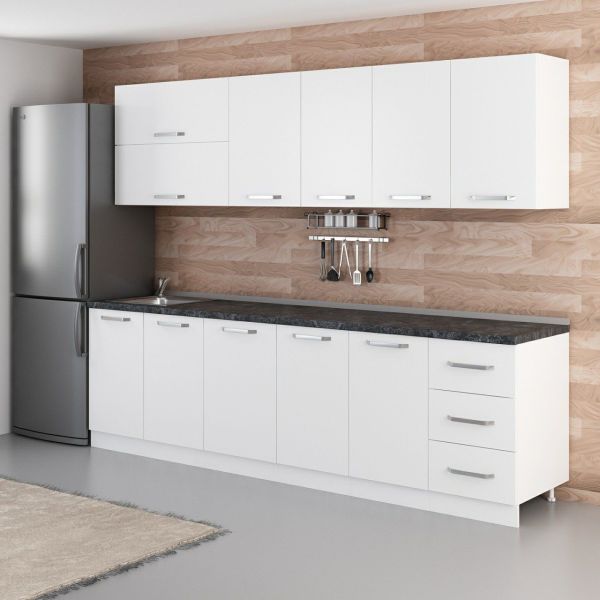 Minar 275 Cm Mutfak Dolabı Beyaz 275-B2