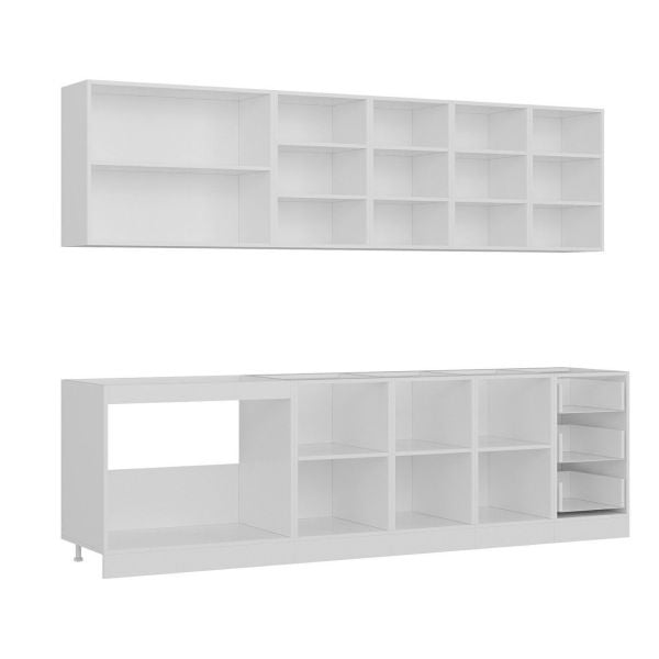 Minar 275 Cm Mutfak Dolabı Beyaz 275-B2