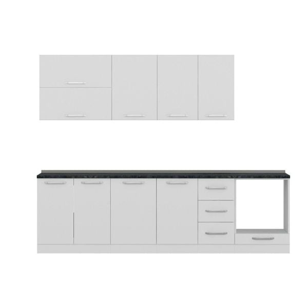 Minar 275 Cm Mutfak Dolabı Beyaz 275-B3