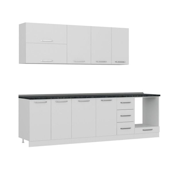 Minar 275 Cm Mutfak Dolabı Beyaz 275-B3