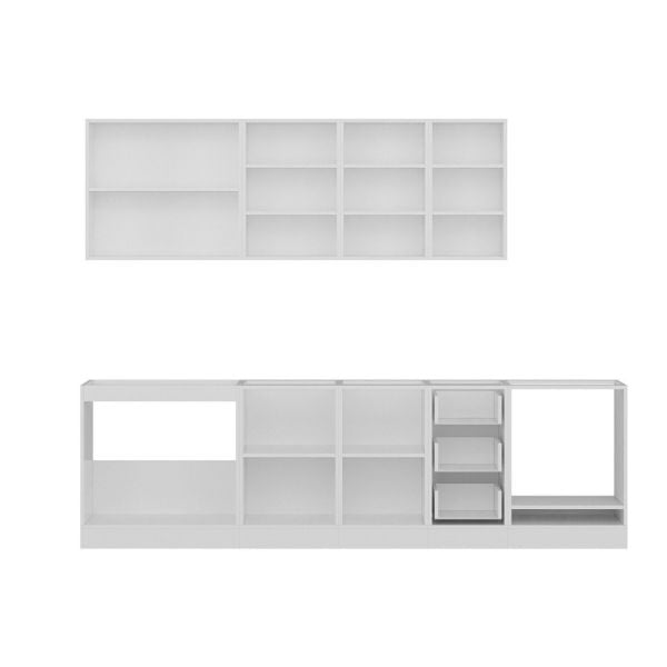 Minar 275 Cm Mutfak Dolabı Beyaz 275-B3