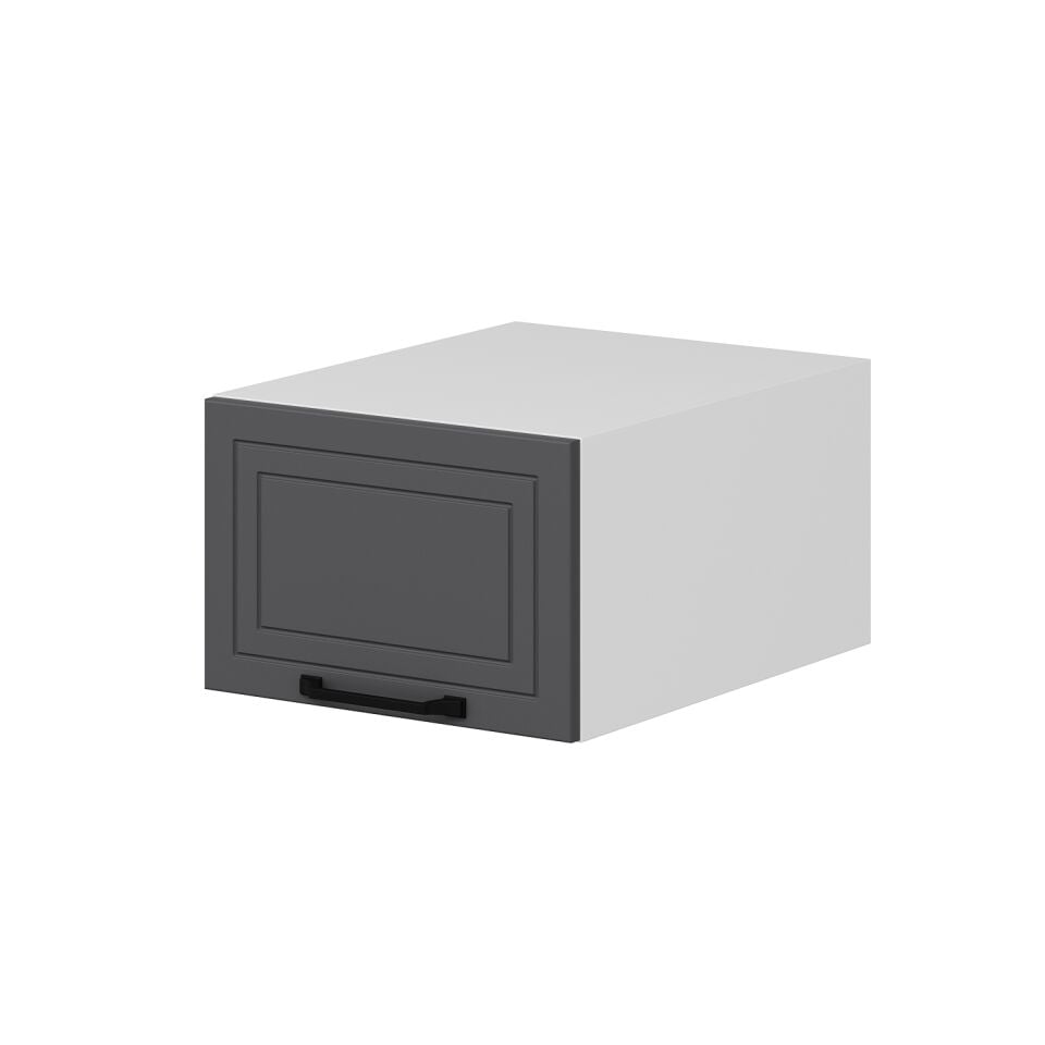 Alvinka Mutfak Modül Mbr_A Üst 1Yk 45-H30Cm Yuk Dolap Beyaz Antrasit