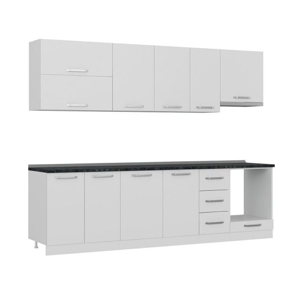 Minar 275 Cm Mutfak Dolabı Beyaz 275-B5