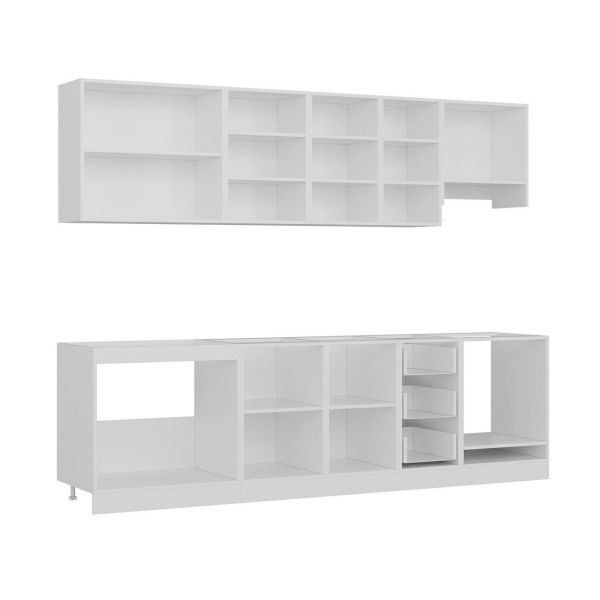 Minar 275 Cm Mutfak Dolabı Beyaz 275-B5