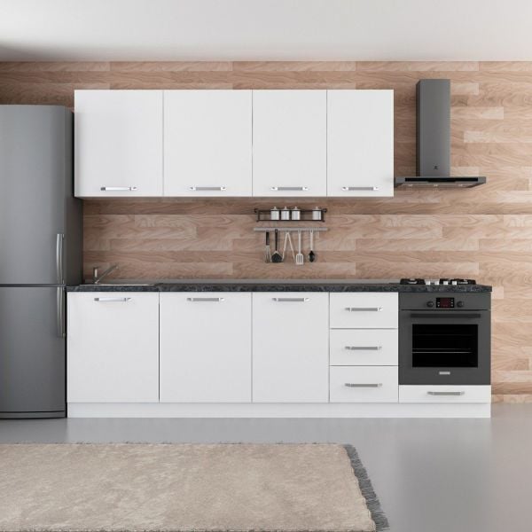 Minar 275 Cm Mutfak Dolabı Beyaz 275-B6