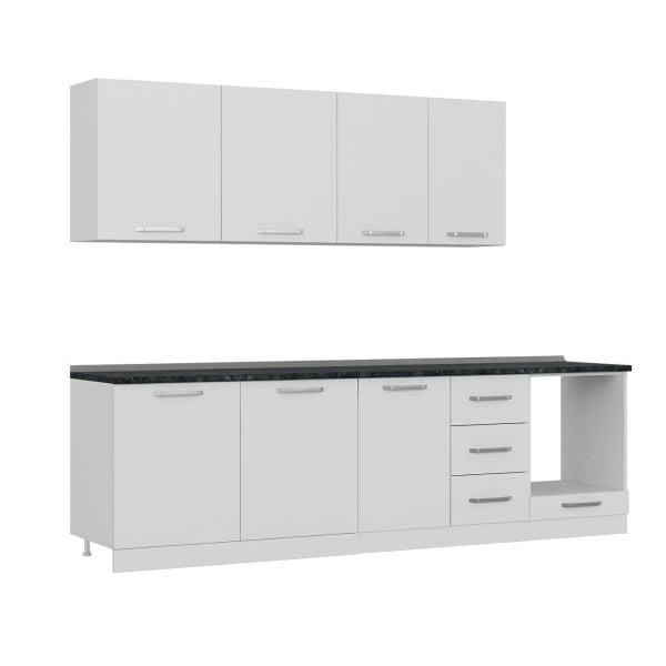 Minar 275 Cm Mutfak Dolabı Beyaz 275-B6