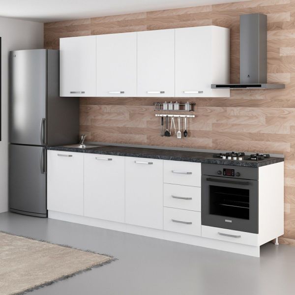 Minar 275 Cm Mutfak Dolabı Beyaz 275-B6