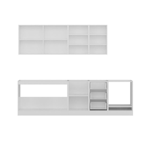 Minar 275 Cm Mutfak Dolabı Beyaz 275-B6