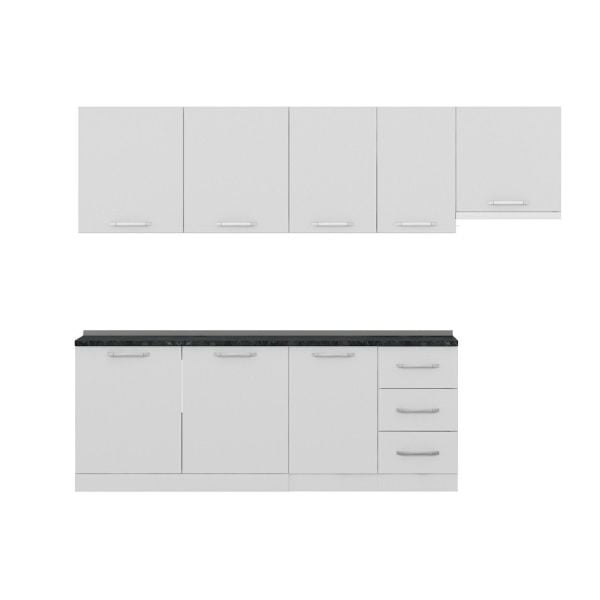 Minar 275 Cm Mutfak Dolabı Beyaz 275-B7