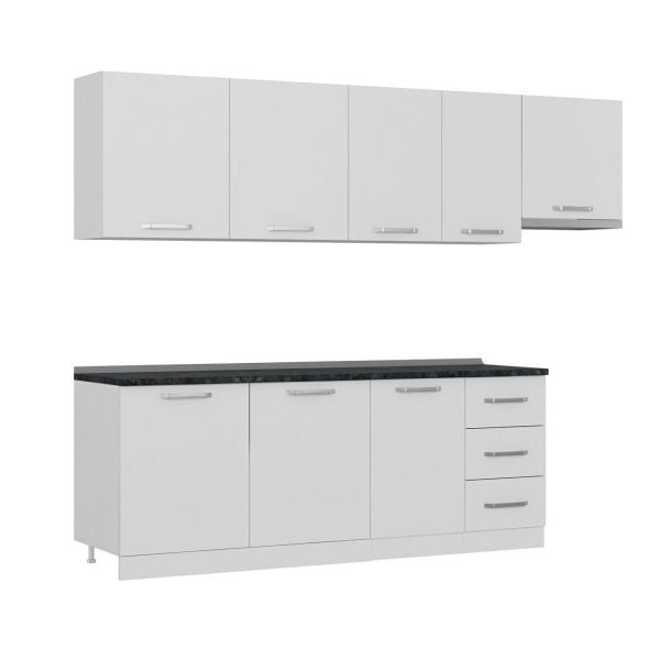 Minar 275 Cm Mutfak Dolabı Beyaz 275-B7