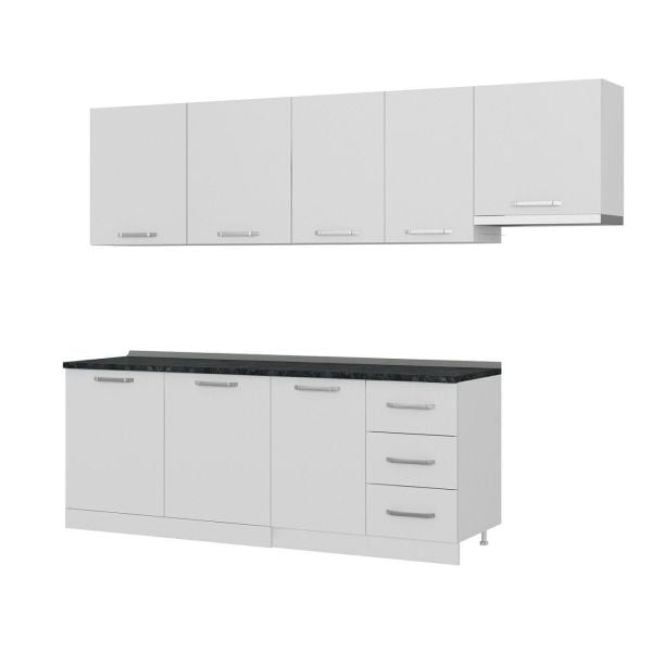 Minar 275 Cm Mutfak Dolabı Beyaz 275-B7