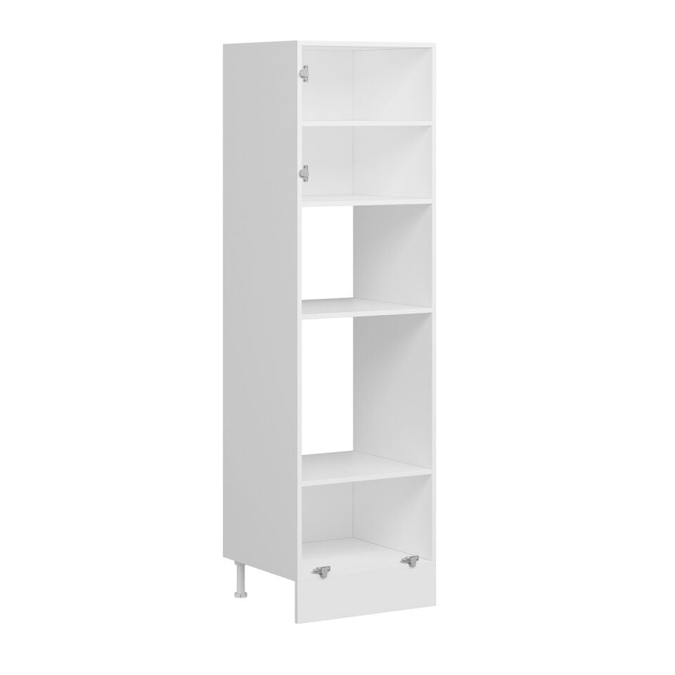 Alvinka Mutfak Modül J Kulp 60-H210Cm Boy Ankastre Dolabı Antrasit