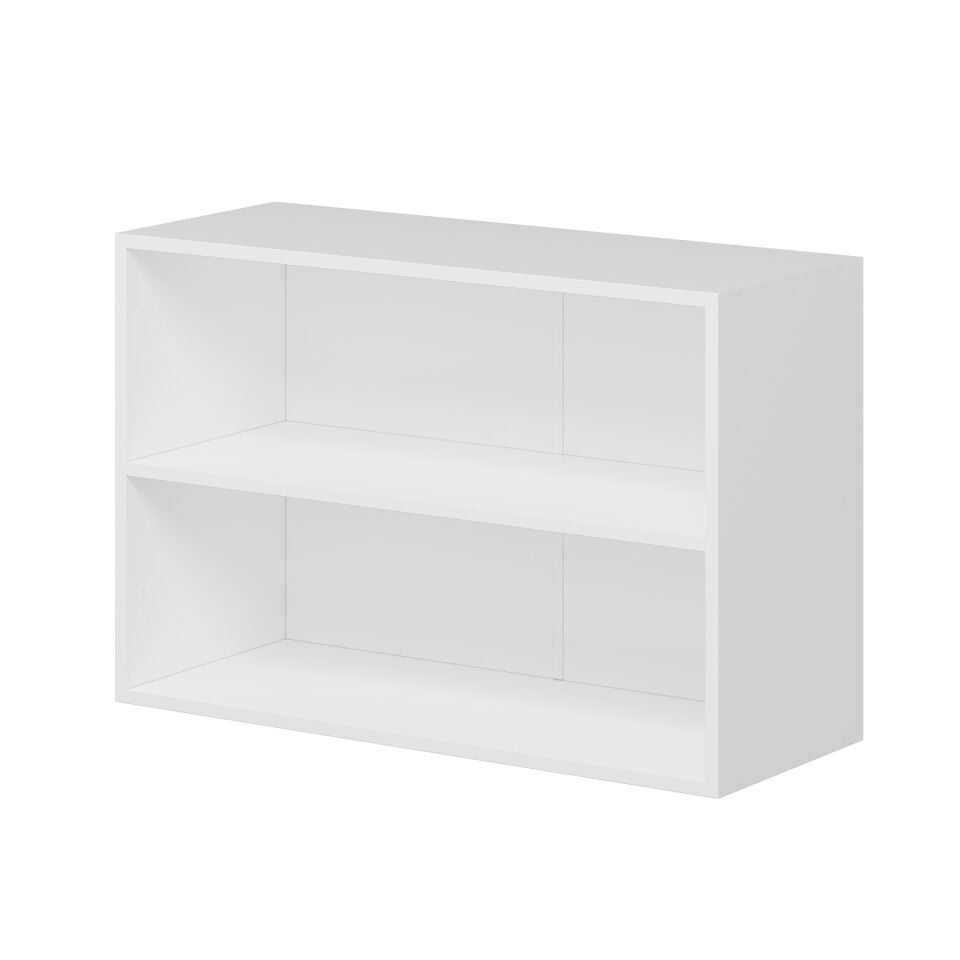 Alvinka Mutfak Modül Mbr_A Üst 2Dk1R 90-H60Cm Dolap Cam Beyaz Antrasit