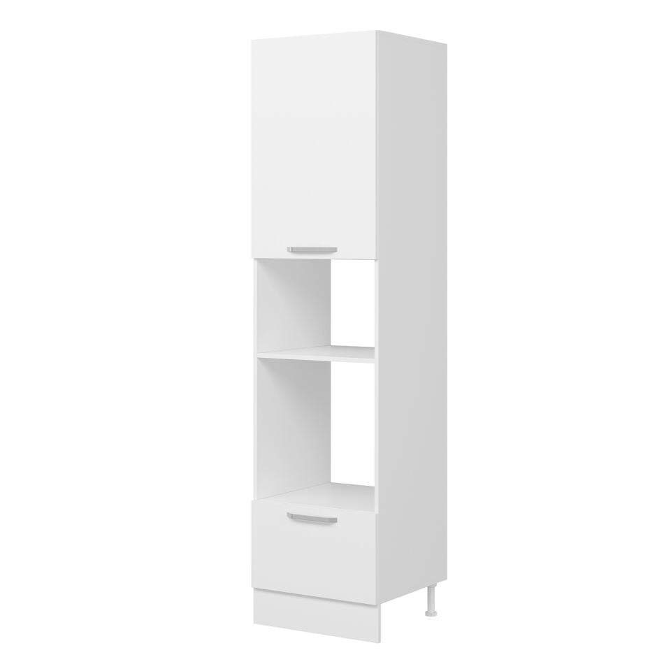 Alvinka Mutfak Modül 60-H222Cm Boy Ankastre Dolabı Beyaz