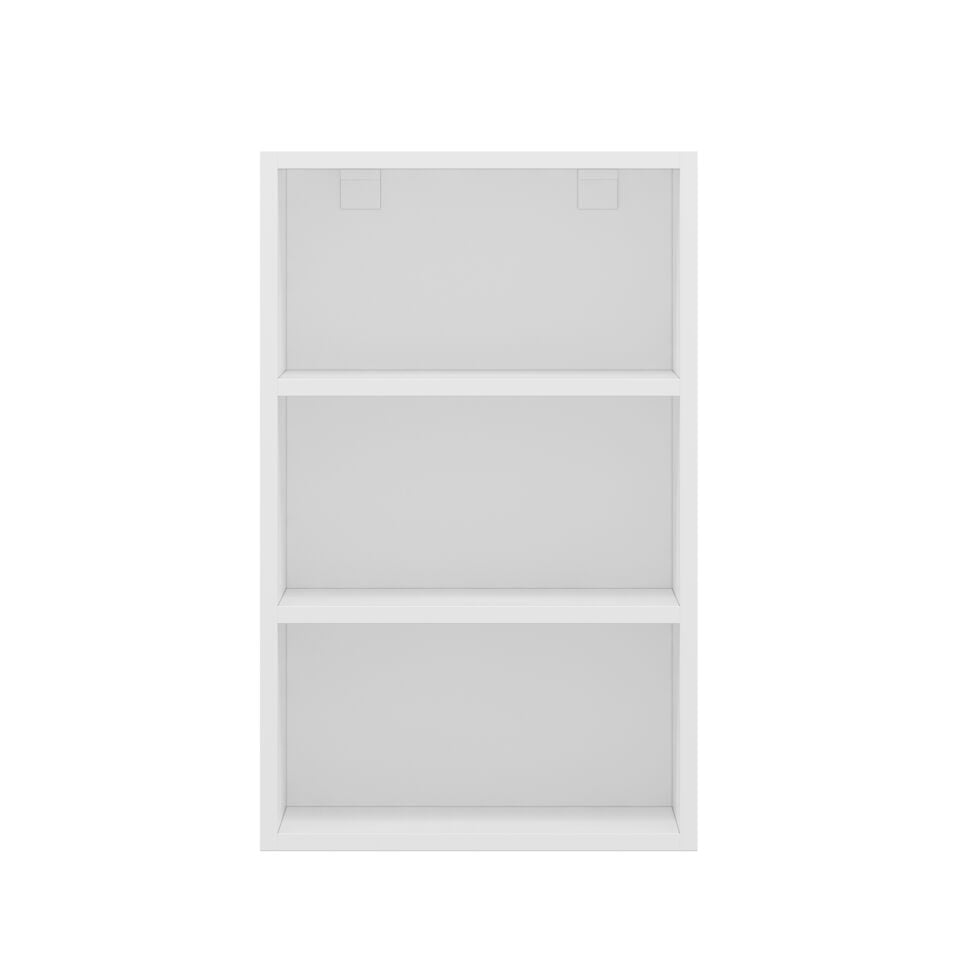 Alvinka Mutfak Modül Mbr_A Üst 1Dk2R 45-H72Cm Dolap Cam Beyaz Antrasit