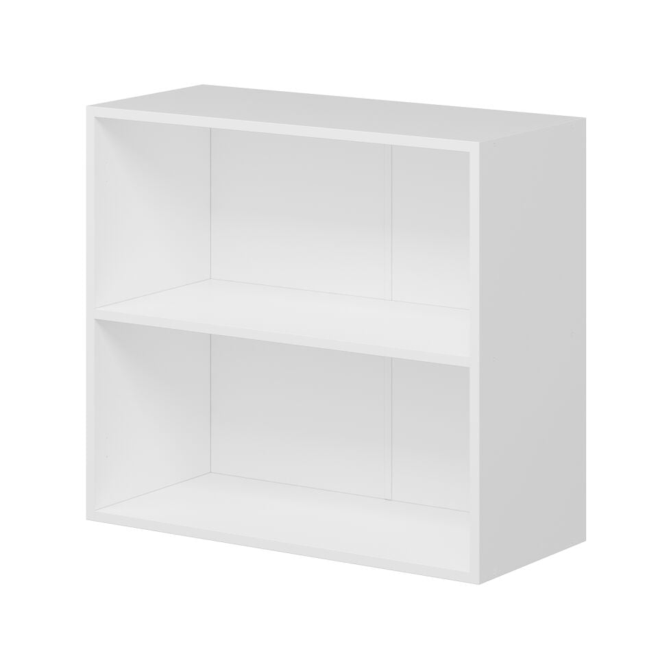 Alvinka Mutfak Modül Mbr_A Üst 2Dk1R 80-H72Cm Dolap Cam Beyaz Antrasit