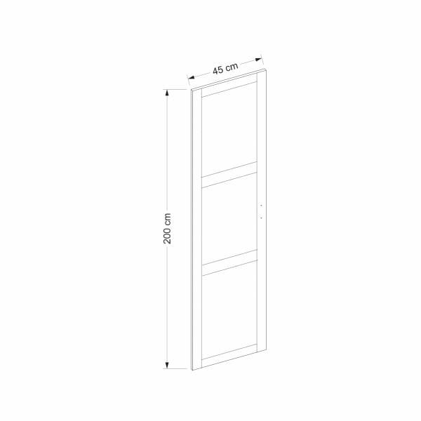 Kale Eskitme Beyaz Kapak 210CM - 3\'Lü Kapak