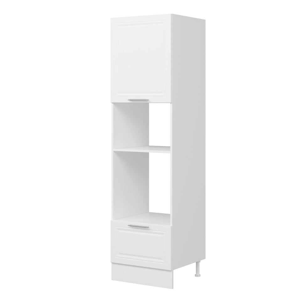 Alvinka Mutfak Modül Mbr_C 60-H222Cm Boy Ankastre Dolabı Beyaz