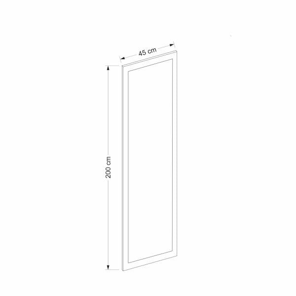 Kale Füme Cam Kapak 210CM - 3\'Lü Kapak