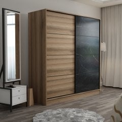 Minar Kale210Y 2K Sürgülü Dolap 220G - Dore Dore Royalmermer