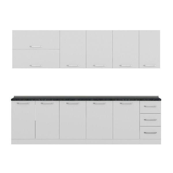 Minar 280 Cm Mutfak Dolabı Beyaz 280-B1