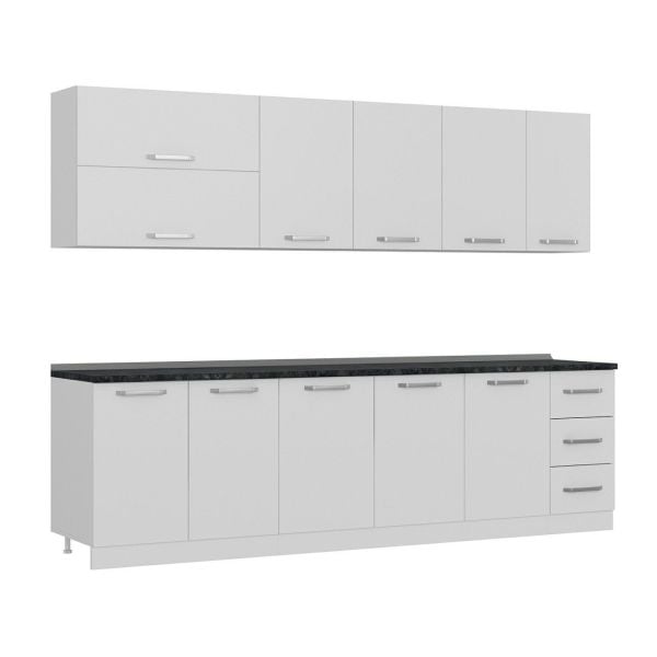 Minar 280 Cm Mutfak Dolabı Beyaz 280-B1