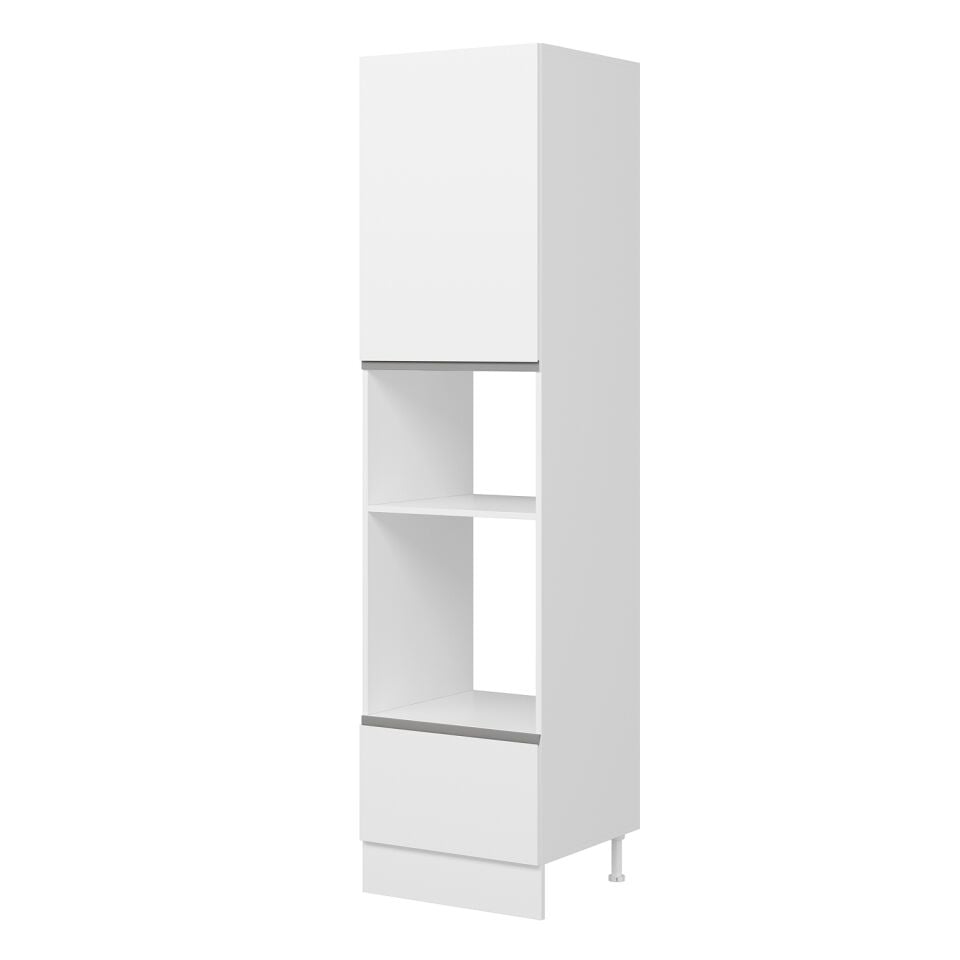 Alvinka Mutfak Modül J Kulp 60-H240Cm Boy Ankastre Dolabı Beyaz