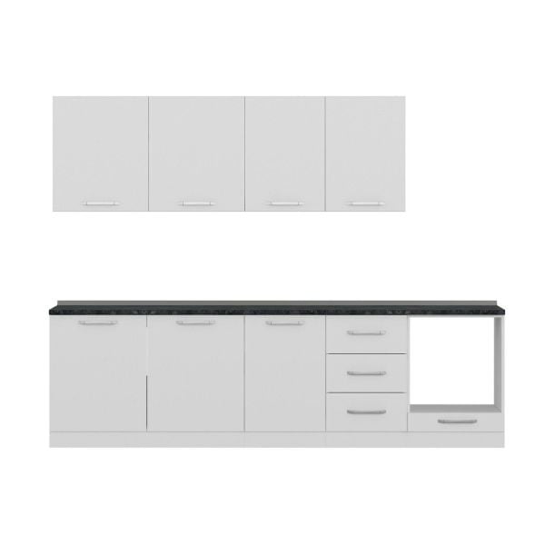 Minar 280 Cm Mutfak Dolabı Beyaz 280-B3