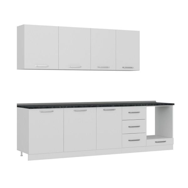 Minar 280 Cm Mutfak Dolabı Beyaz 280-B3