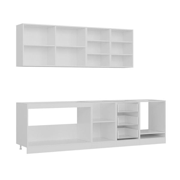 Minar 280 Cm Mutfak Dolabı Beyaz 280-B3