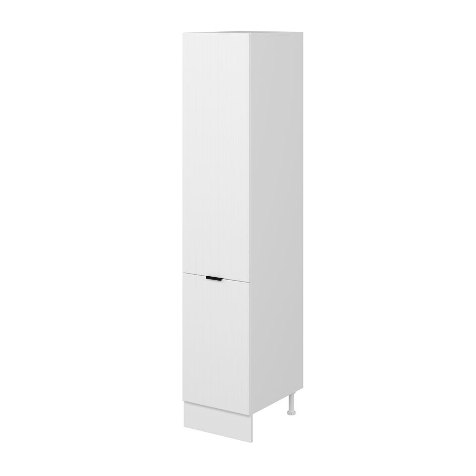 Alvinka Mutfak Modül Mbr_B 45-H222Cm Boy Dolabı Beyaz Beyaz Mdf