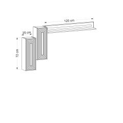 Jose Tv Üst Modül-Antrasit Mebran Kapak