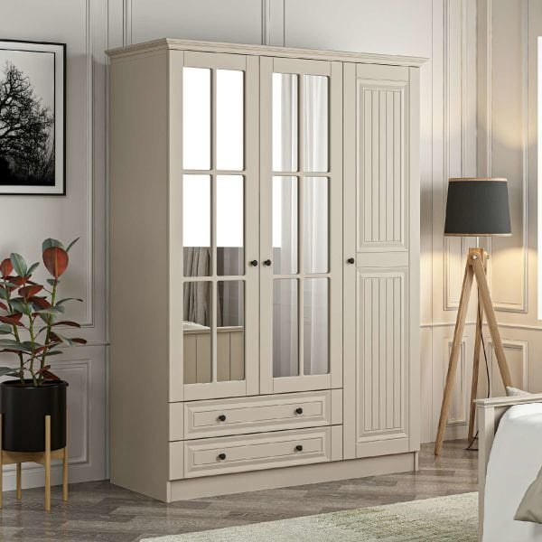 Kale 3 Kapaklı 2Ç Taçlı Dolap Kumtaşı Mebran İlkbahar Kumtaşı